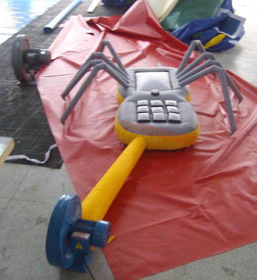 Inflatable spider mobile