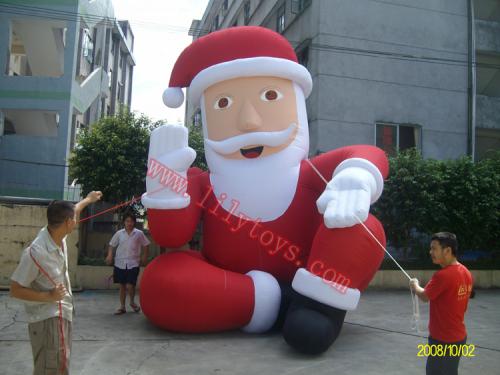 inflatable Santa Claus balloons