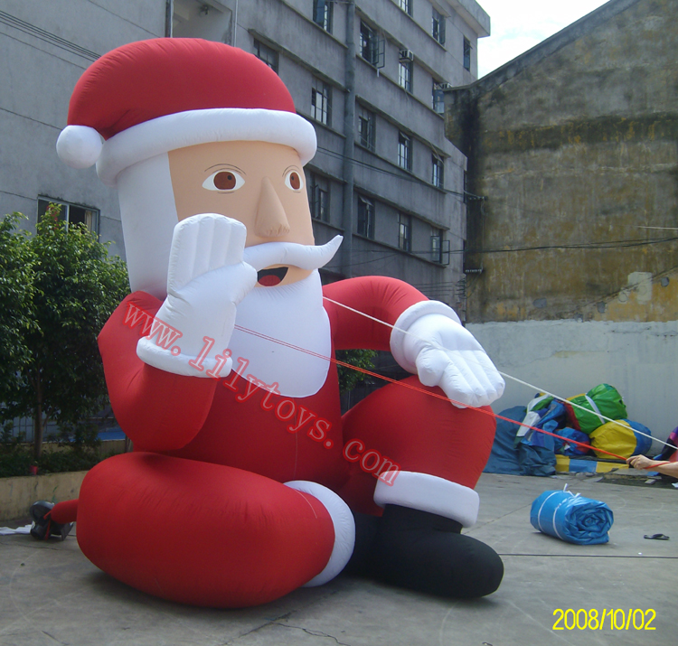 inflatable Santa Claus balloons