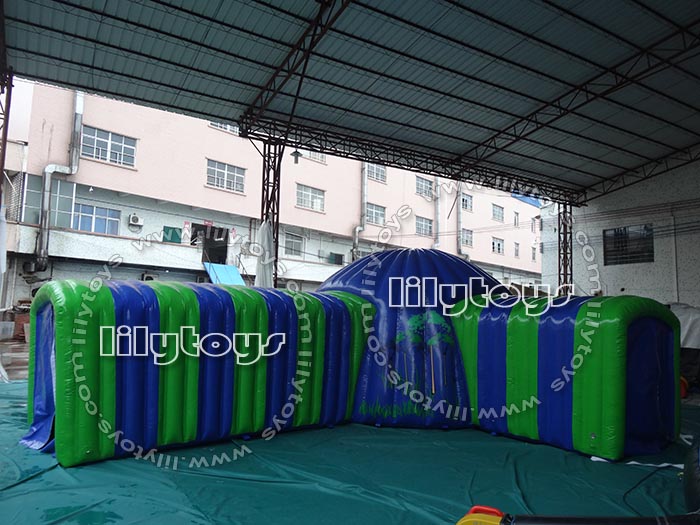 Event green & blue tent