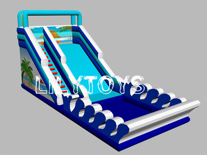 Sea water slide