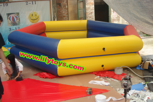 inflatable multicolor pool