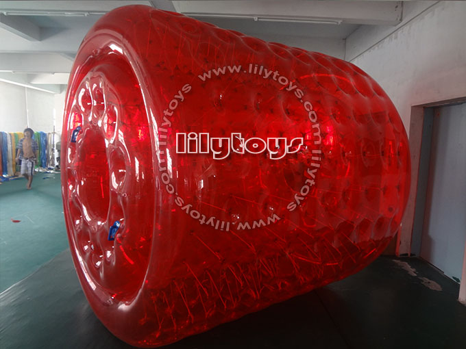 red zorb ball