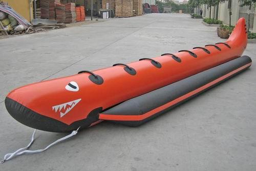 inflatable shark boat