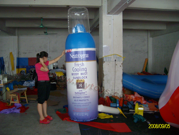 Inflatable make up