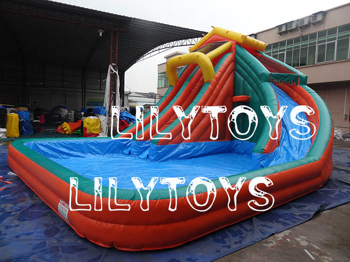 water slide fun