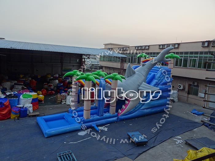 shark water slide