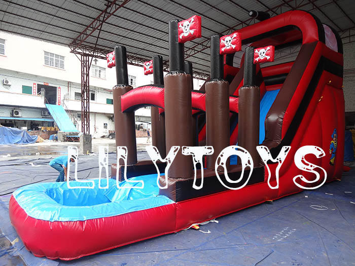 Long water slide