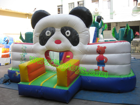 Inflatable panda games
