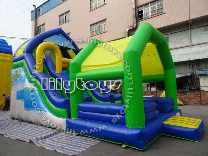 Water tent slide