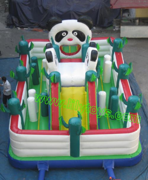 Inflatable panda games