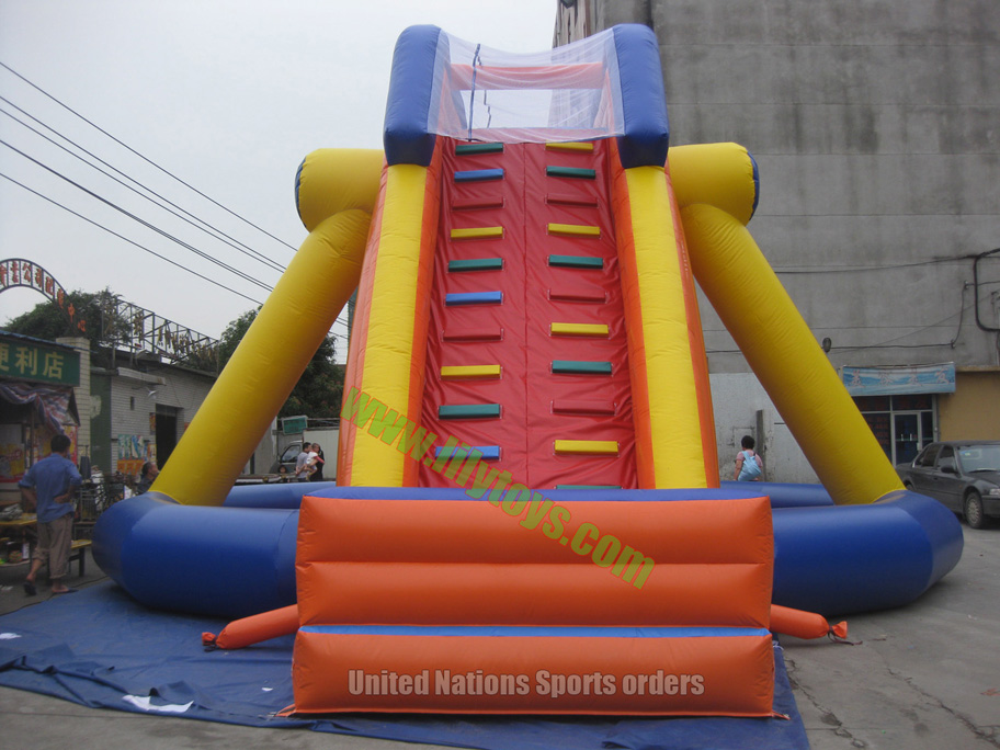 United Nations water slide