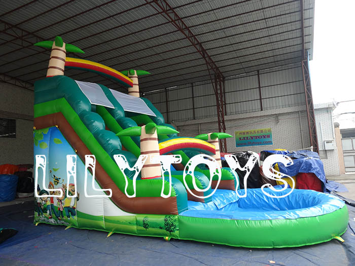 Hot pool slide