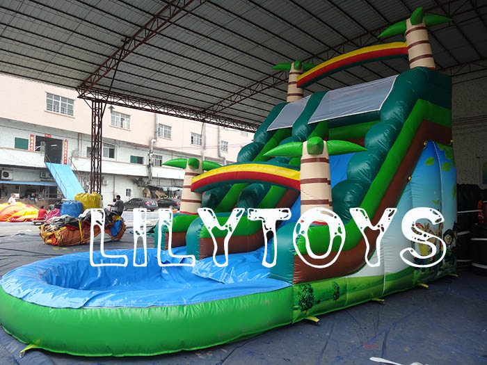 Hot pool slide