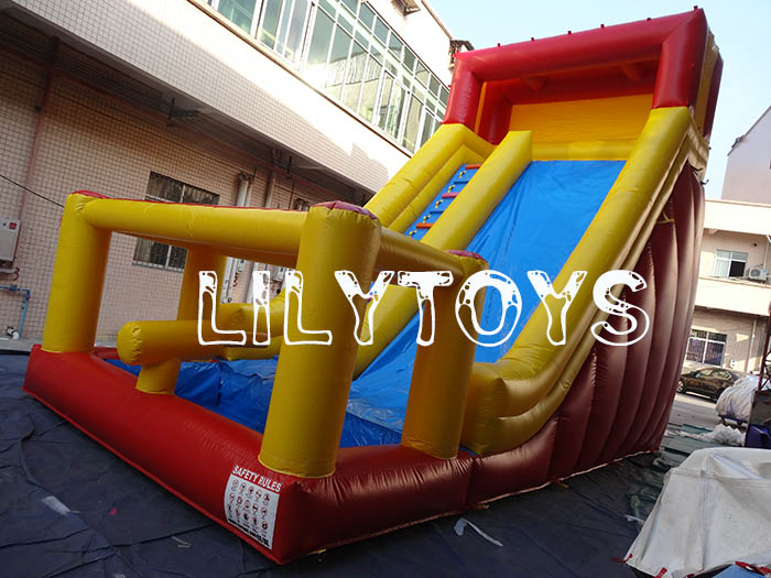 Yellow & Red water slide
