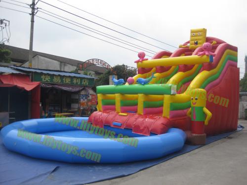 ws-2011 spongebob - slide pool