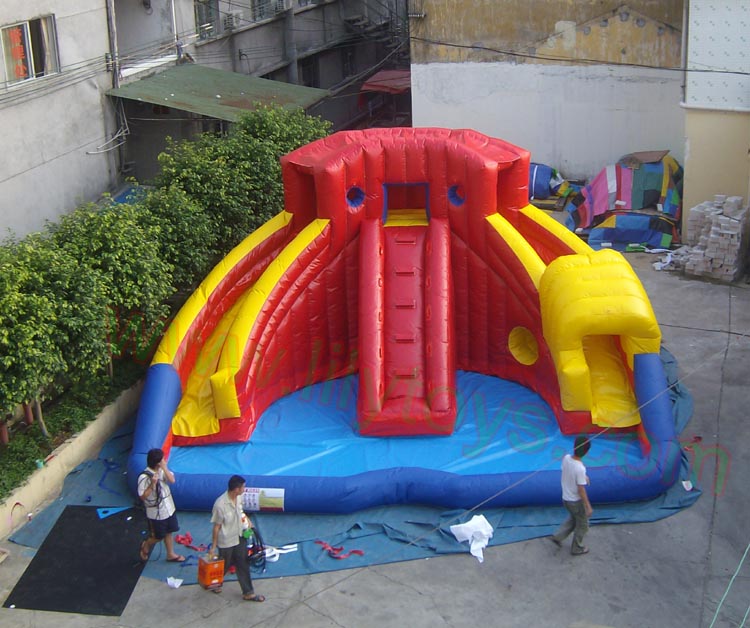 Water slide pool