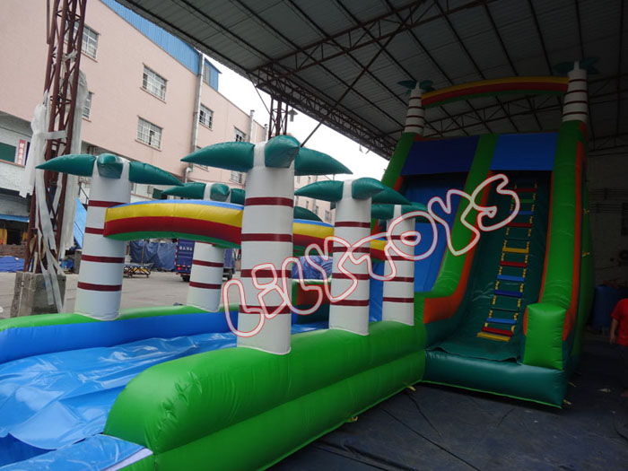 water slide fun