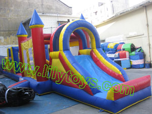 Inflatable obstacle games
