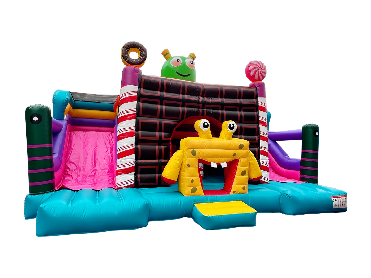 Dual-slide Bounce House Combo