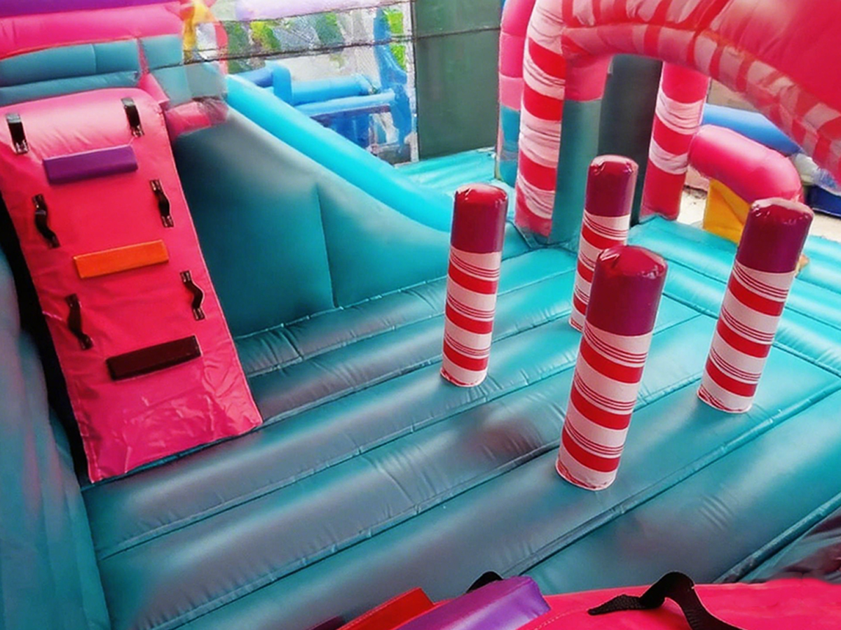 Dual-slide Bounce House Combo