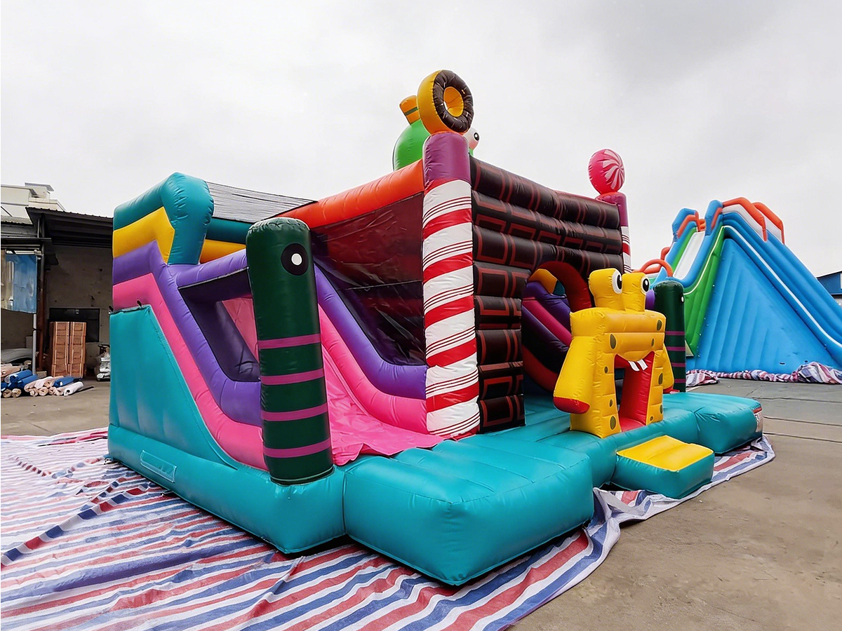 Dual-slide Bounce House Combo