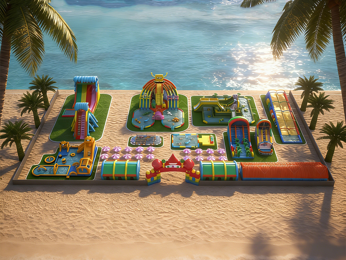Inflatable Ground Water Park 1
