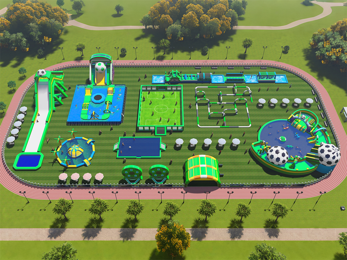 Mobile Inflatable Water Park