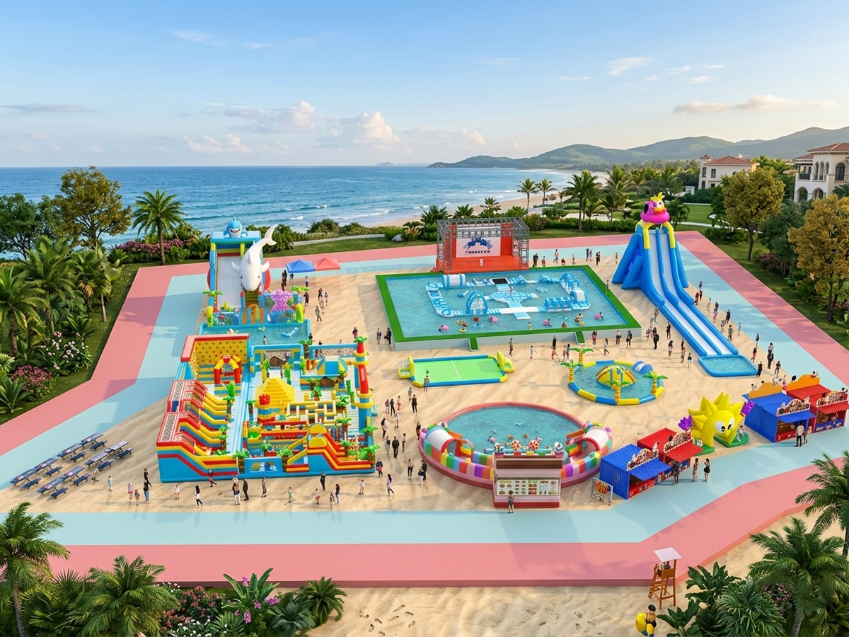Mobile Inflatable Water Park