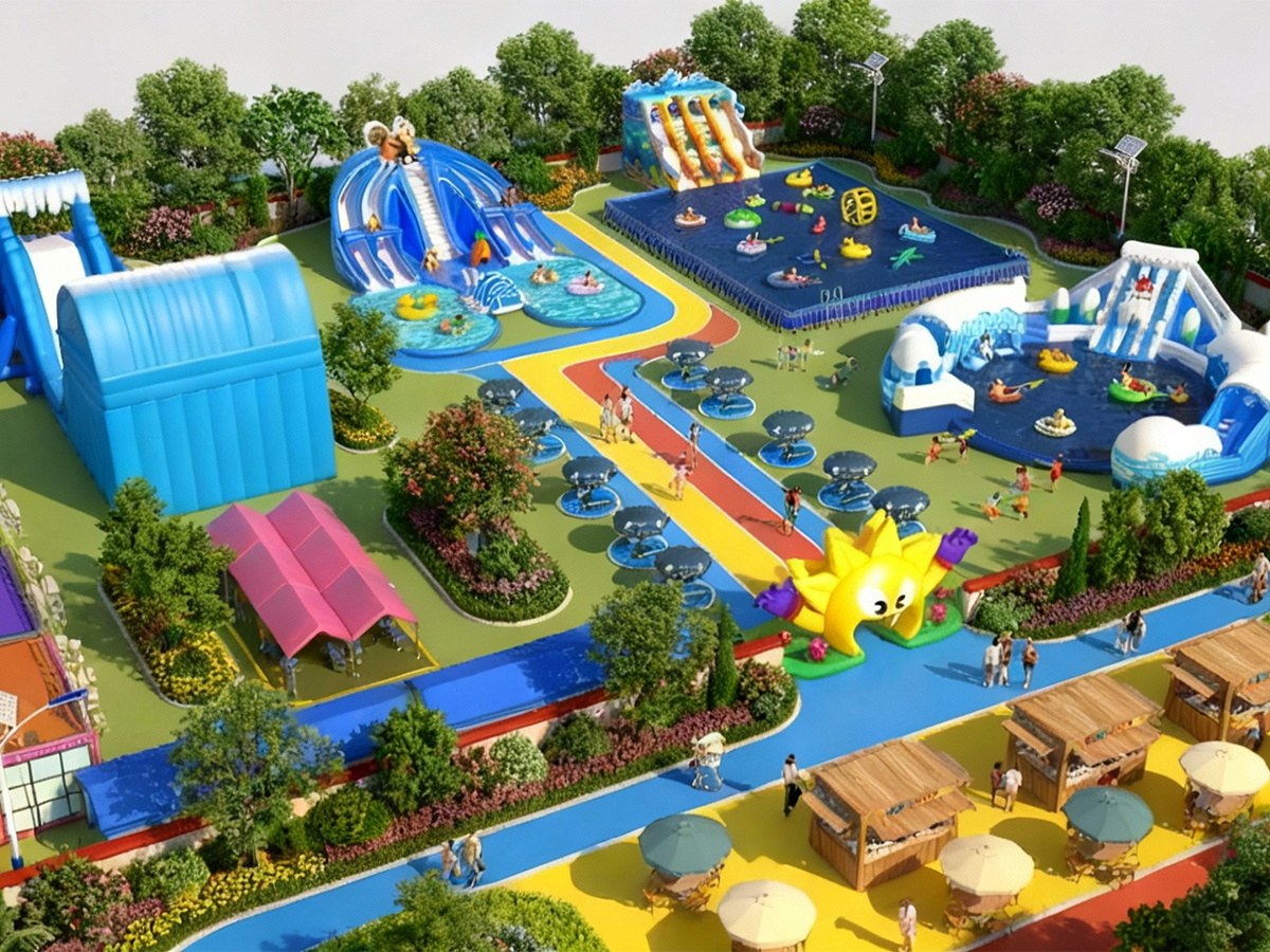Mobile Inflatable Water Park