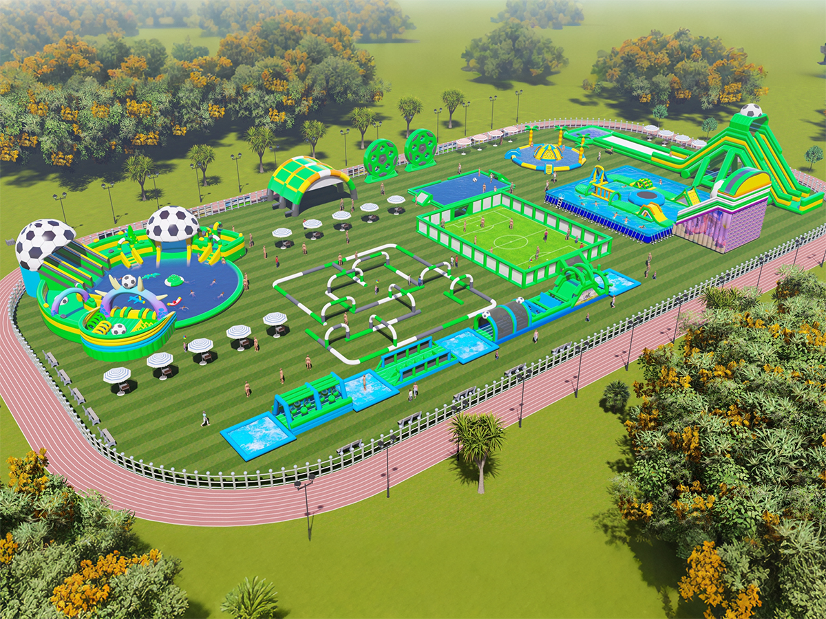 Mobile Inflatable Water Park