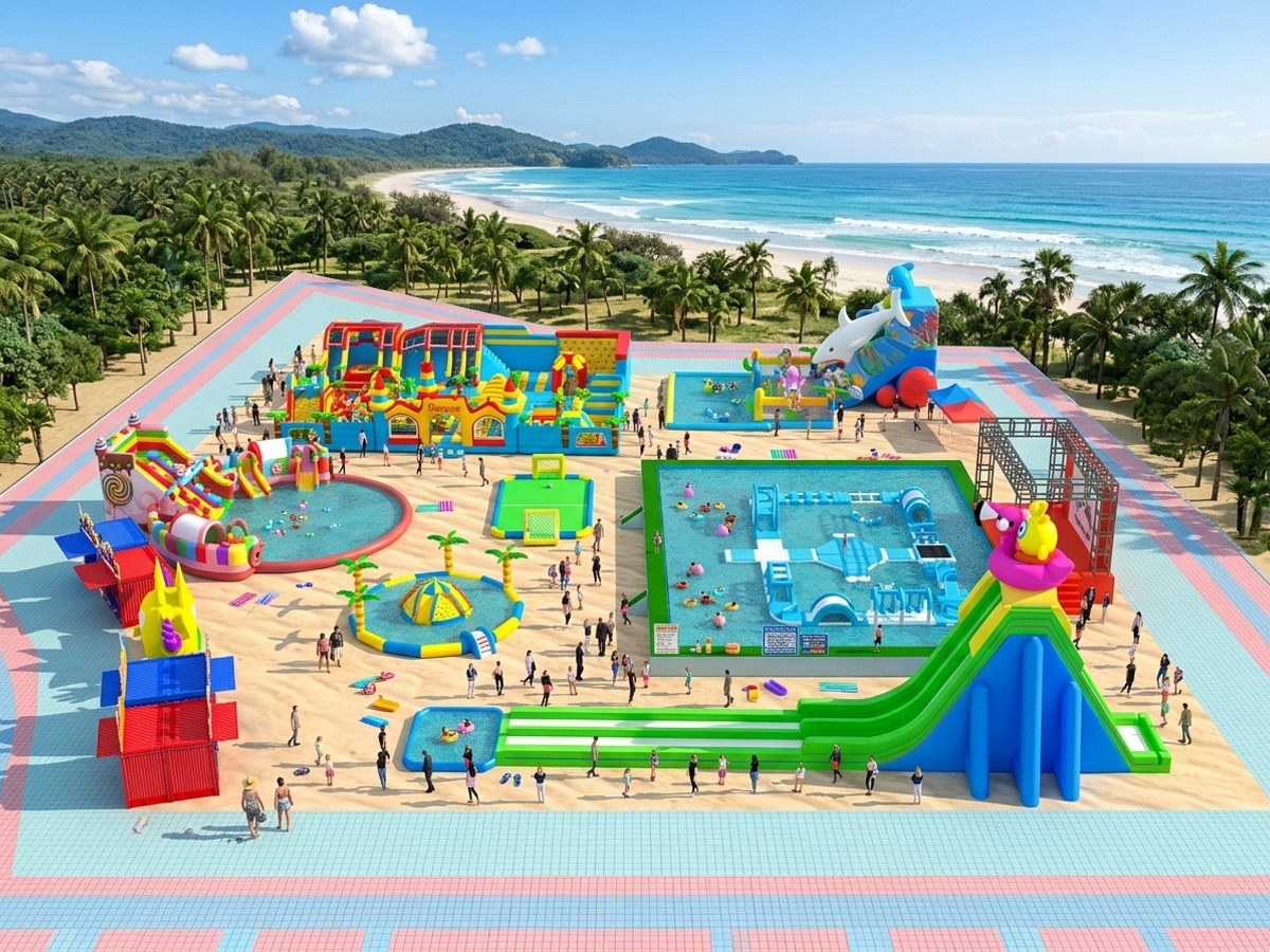 Mobile Inflatable Water Park
