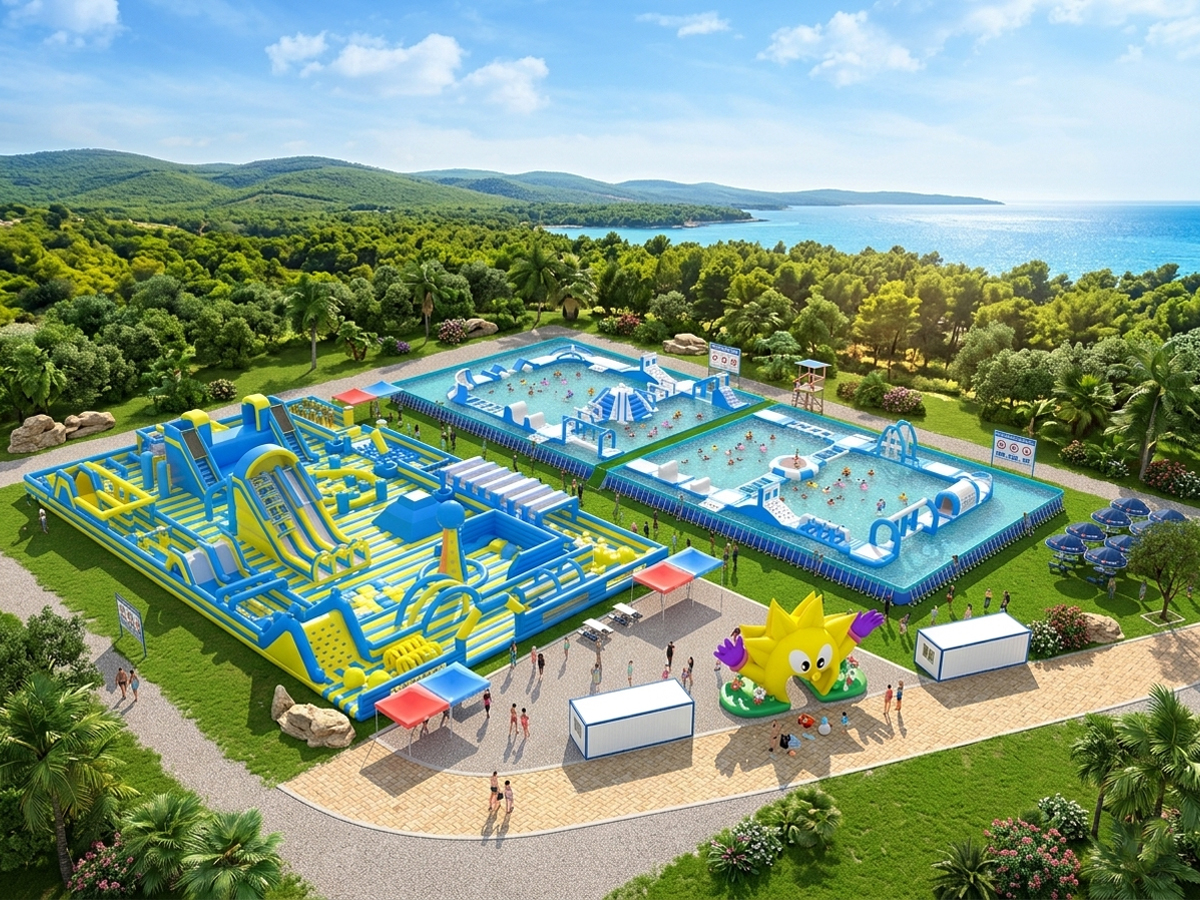 Mobile Inflatable Water Park