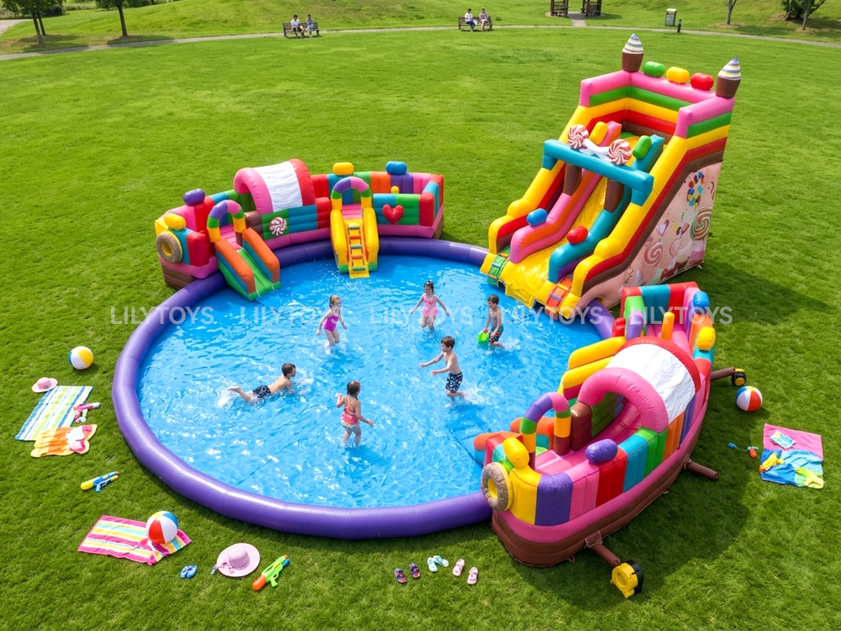 Mobile Inflatable Water Park