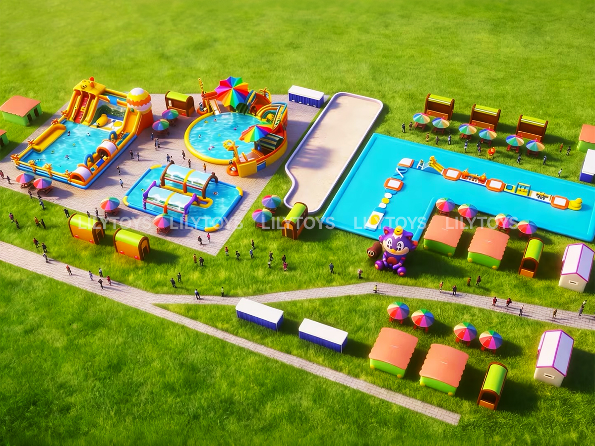 Mobile Inflatable Water Park