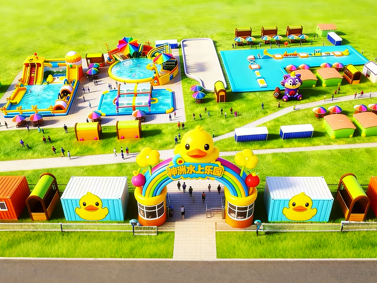Mobile Inflatable Water Park