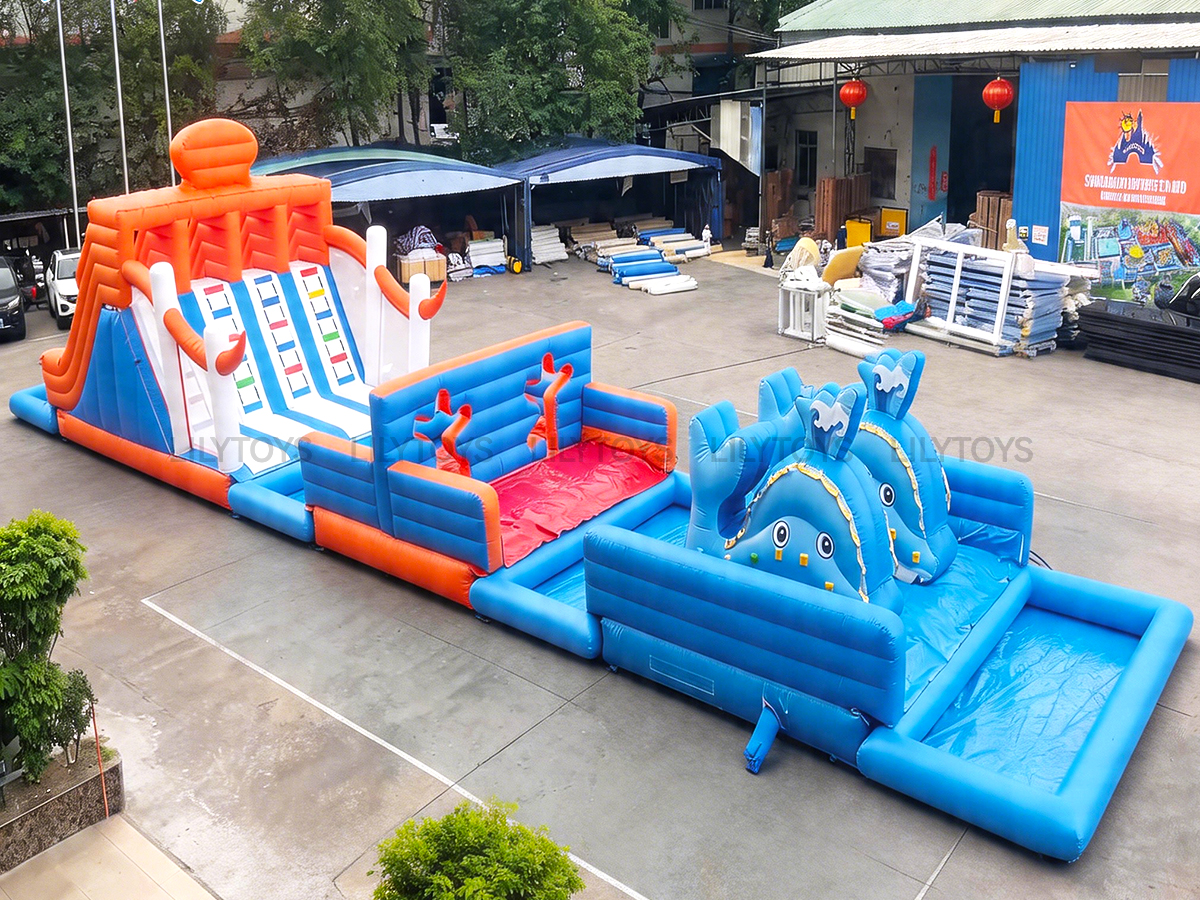 充气障碍赛