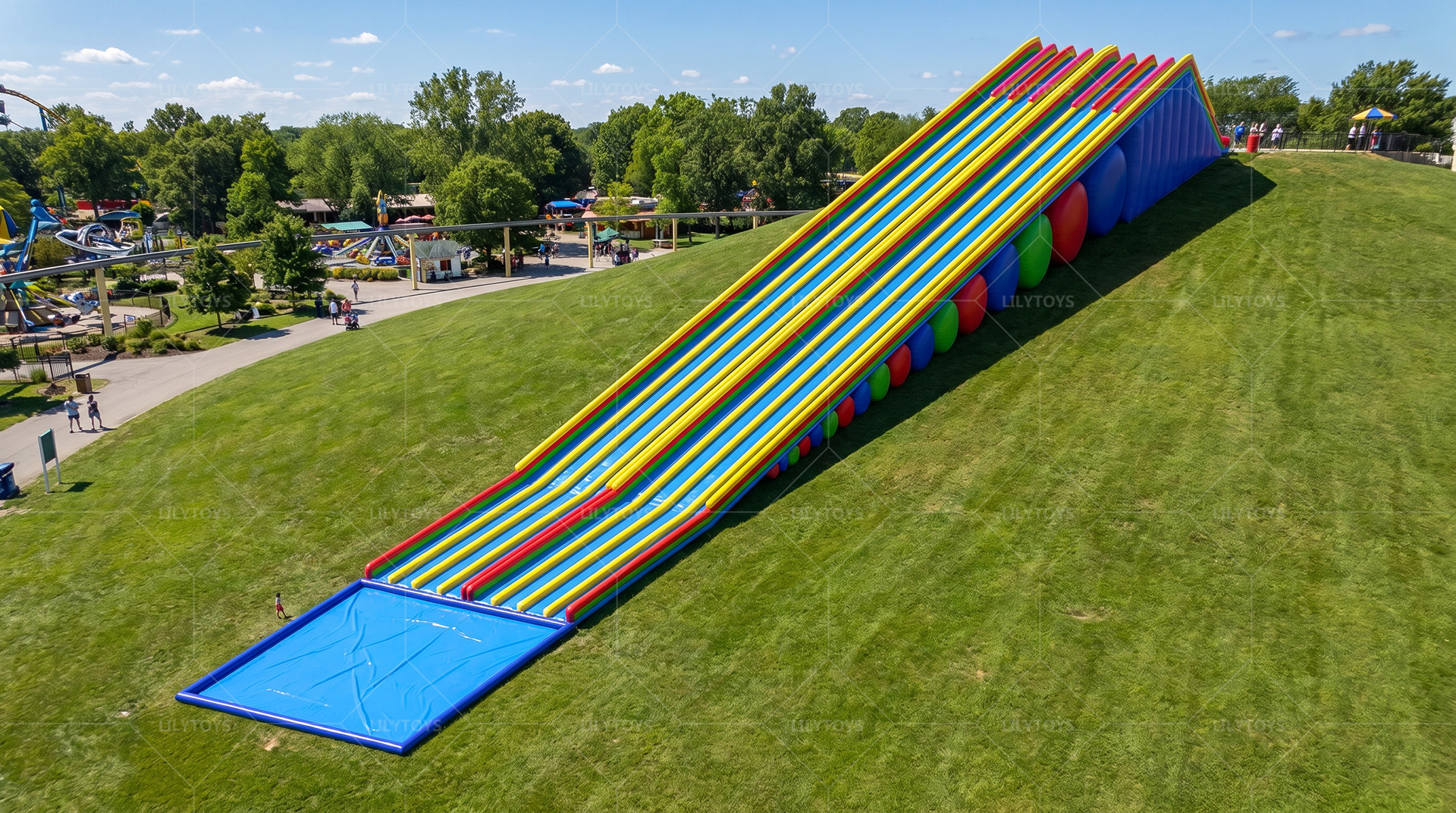 150 meter long slide