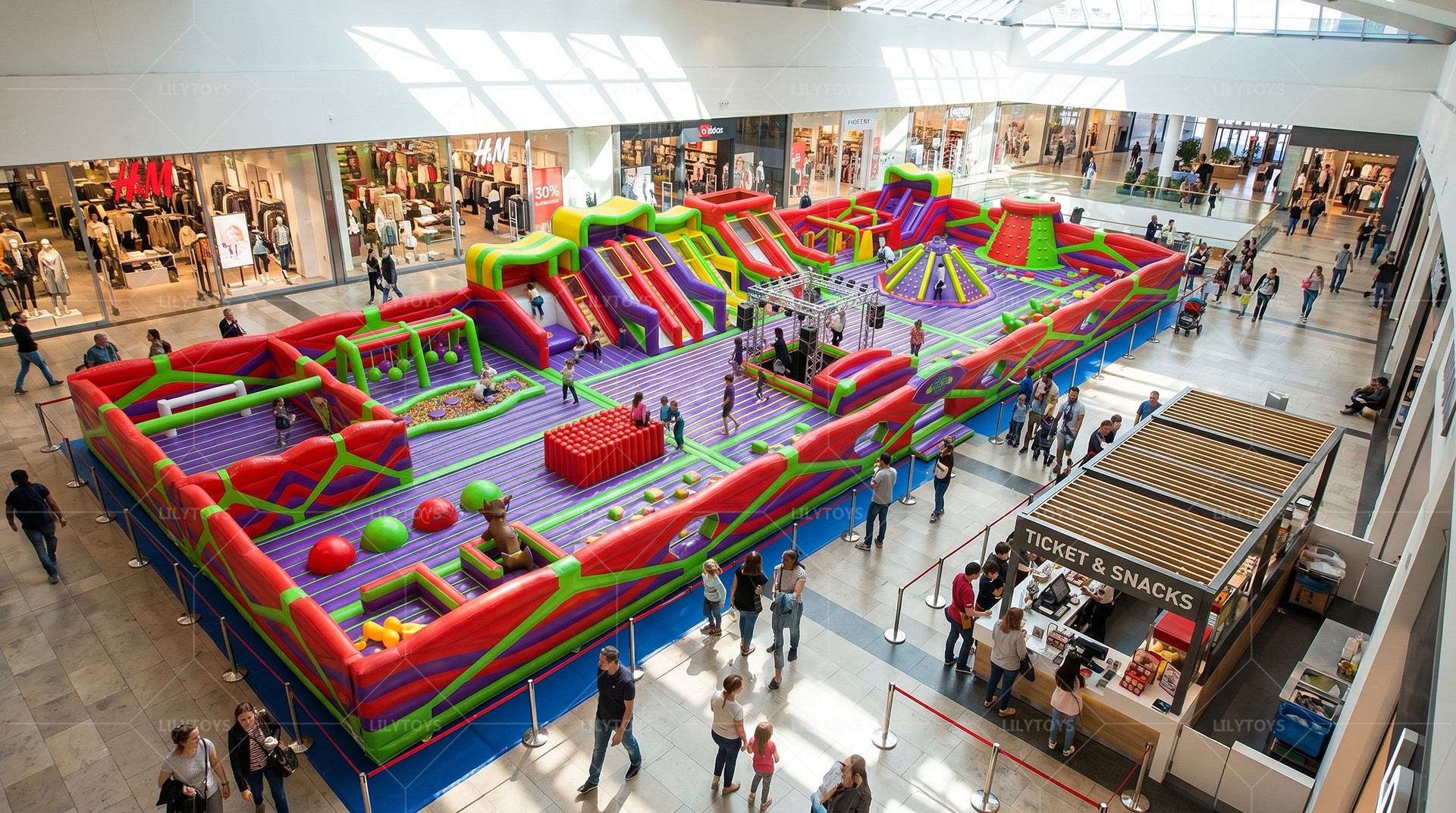 50x20 meter castle