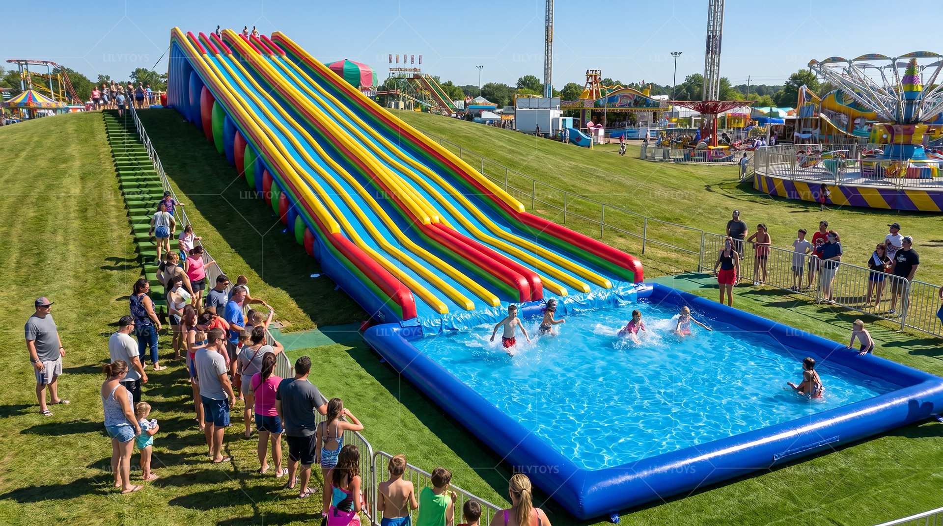 150 meter long slide