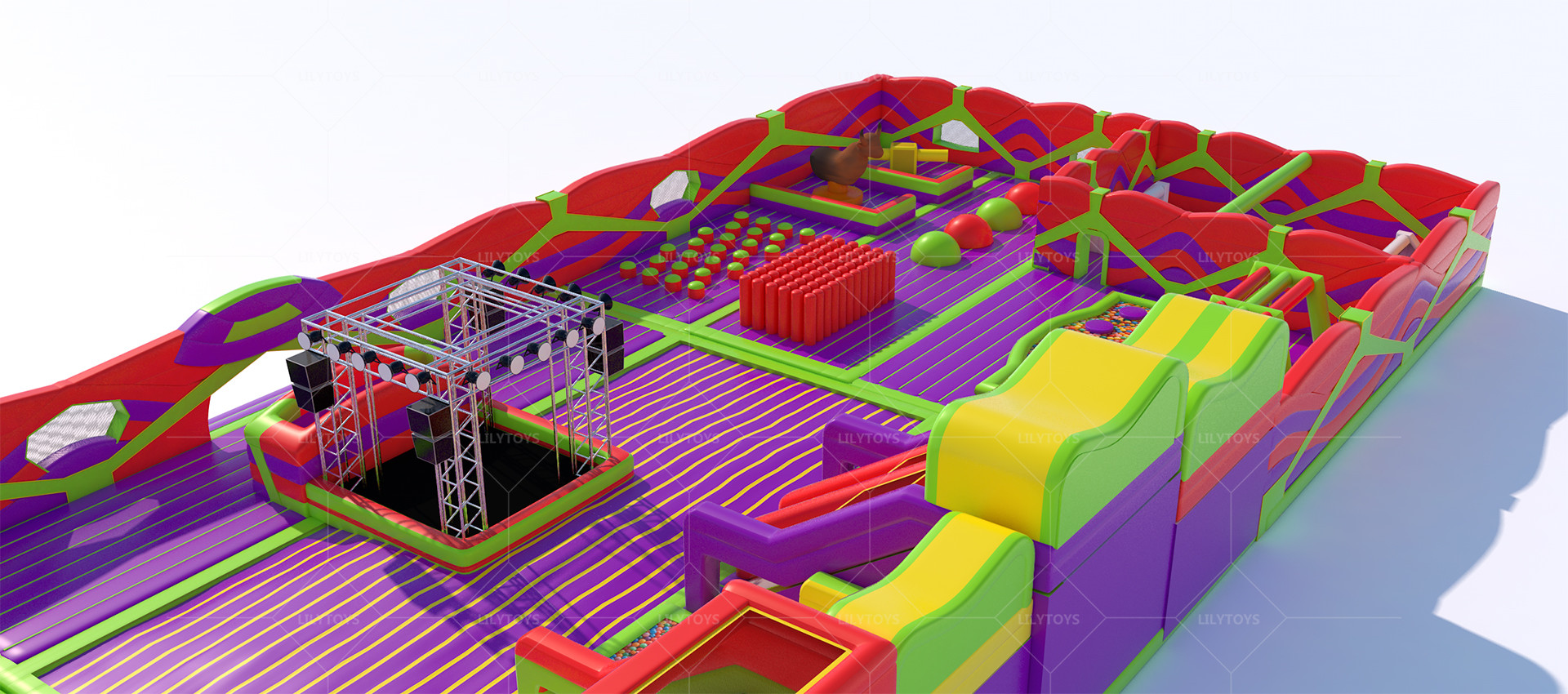 50x20 meter castle
